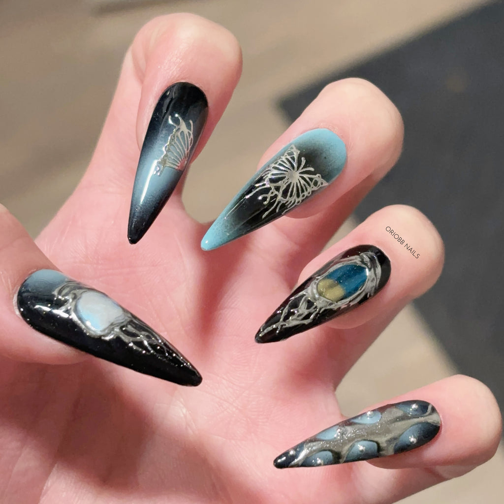 NEBULA DRIFT LONG STILETTO