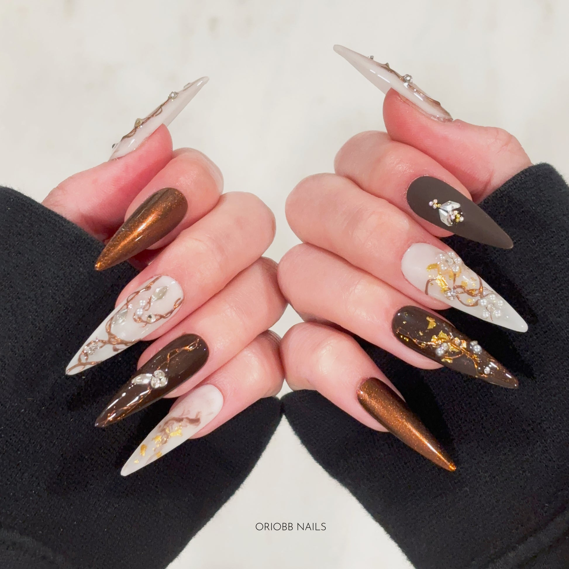 GILDED TWILIGHT LONG STILETTO