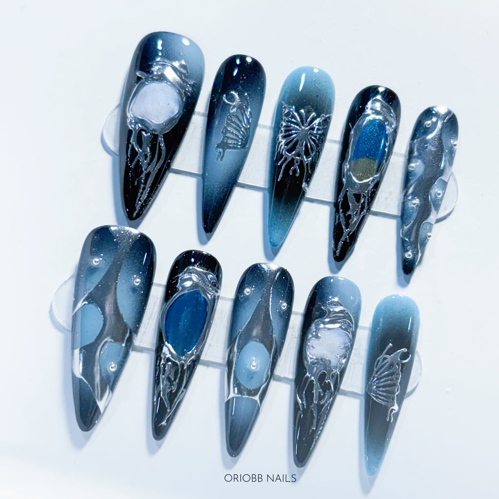 NEBULA DRIFT LONG STILETTO