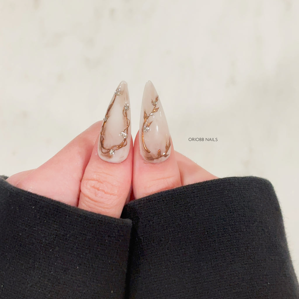 GILDED TWILIGHT LONG STILETTO