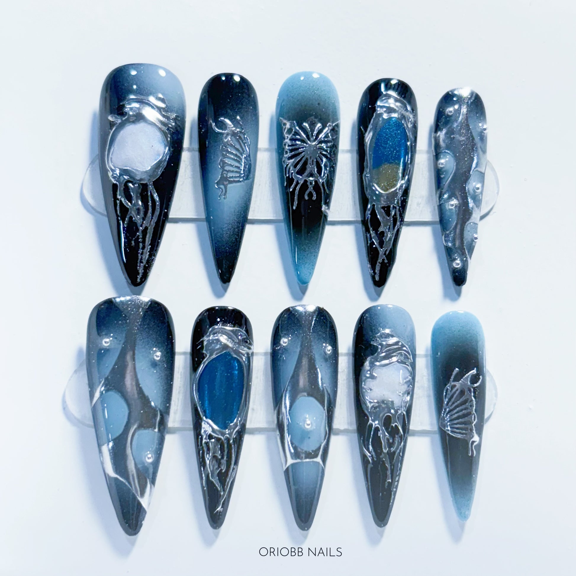 NEBULA DRIFT LONG STILETTO