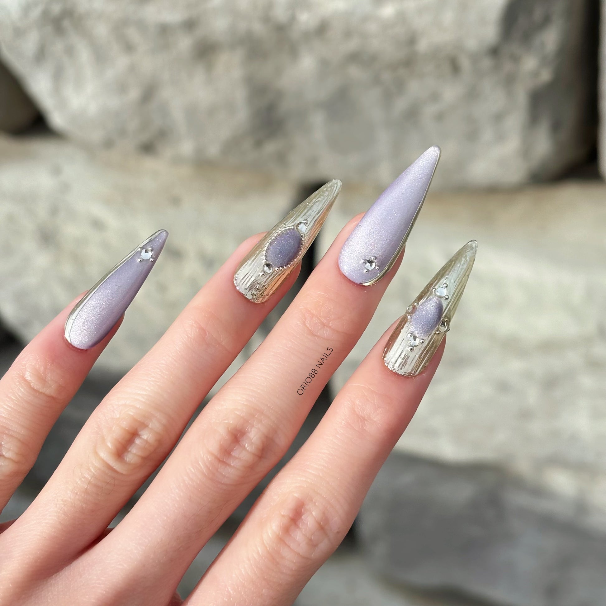 LUNAR BLOOM LONG STILETTO