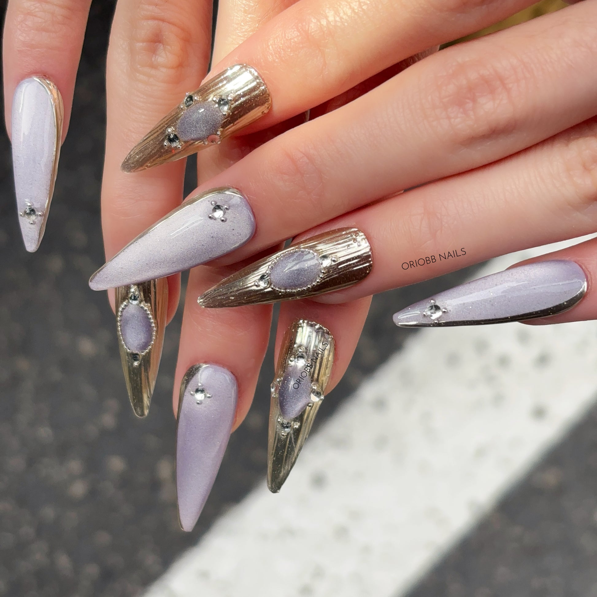 LUNAR BLOOM LONG STILETTO