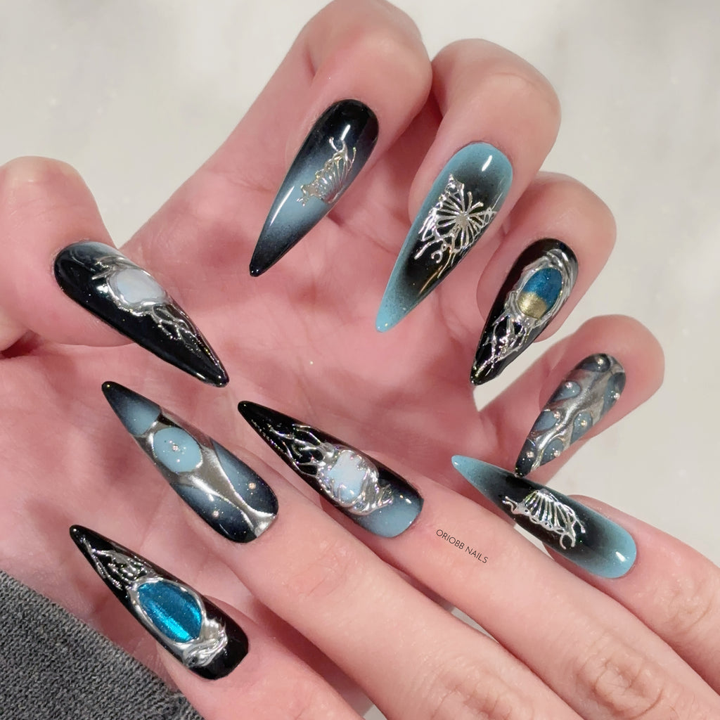 NEBULA DRIFT LONG STILETTO